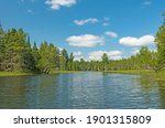 Welcoming Channel on a North Woods Lake in the Sylvania Wilderness in Michigan