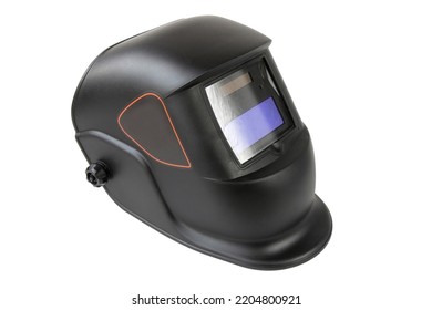 Welding Helmet, On Isolated White Background