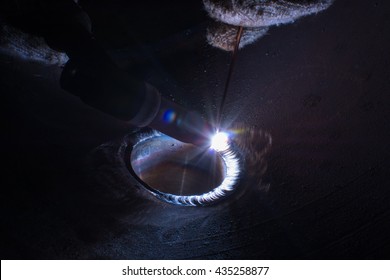 Welding Repair Inside Pipe By Gas Tungsten Arc Welding Process