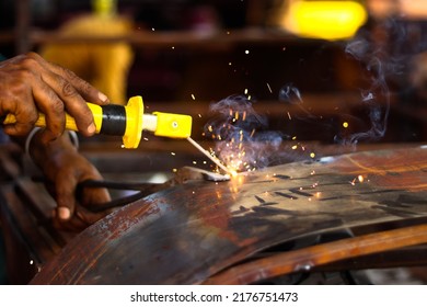 Welding A Vintage Car Frame In India