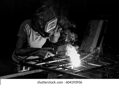 Welding Woman