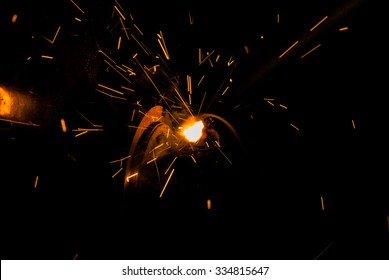 Welding work