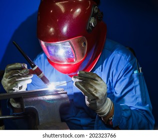 Welding Work By TIG Welding