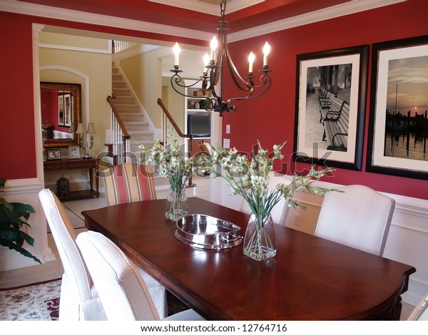 well decorated dining room