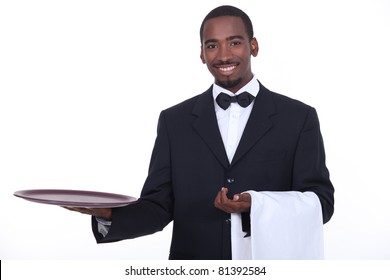 Well Dressed Black Waiter