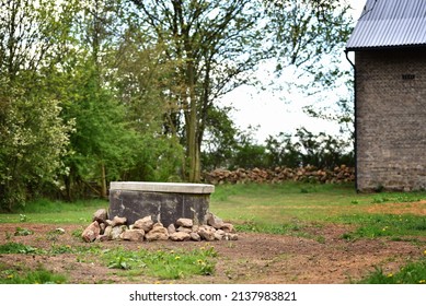 Well In The Garden. Water Source. Drinking Water. Groundwater. 