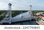 Welland Canal lift bridge historic