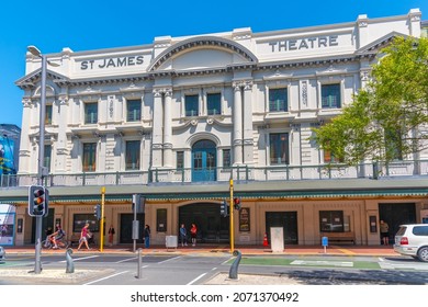 WELLINGTON, NEW ZEALAND, FEBRUARY 8, 2020: Saint James theatre in Wellington, New Zealand
