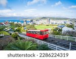 Wellington view from Cable car station.