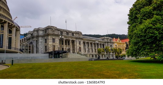 Wellington/New Zealand - January 
12 2018: New Zealand  Parliament House