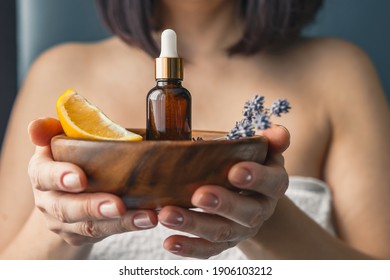 Wellness, health mental.Girl meditates yoga at home with aromatherapy.Care, Wellness , meditation, spa, relax occultism, spiritual cleansing  - Shutterstock ID 1906103212