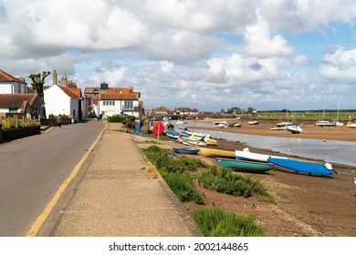 Wells Next The Sea, Norfolk, UK 06 23 2021 East Coast Town And Boats