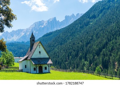 Welschnofen chapel St. Sebastian in Dolomites