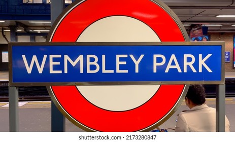Wembley Park London Underground Station - LONDON, UNITED KINGDOM - JUNE 9, 2022