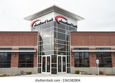 Wenatchee, Washington - Mar 25, 2019: The Exterior Of A Wheatland Bank Branch. Wheatland Bank Is A Community Bank Based In Spokane, Washington.