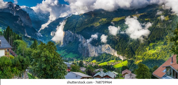 Wengen, Lauterbrunnen View, Switzerland