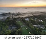 Wentworth Golf Course Foggy Morning