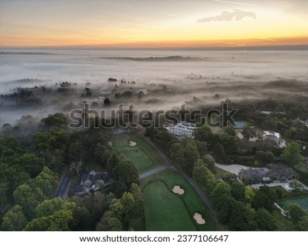 Wentworth Golf Course Foggy Morning