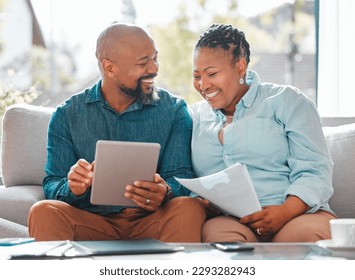 Were in this together. a mature couple using a digital tablet together. - Powered by Shutterstock