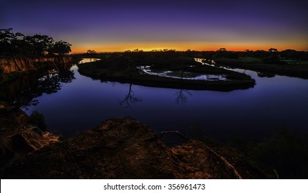 Werribee River,dusk, Sunset