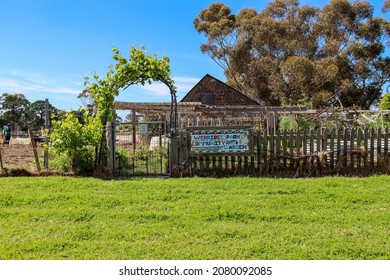 Werribee, Vic Australia - November 22 2021: Community Garden At Werribee Park