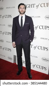 Wes Bentley At The Los Angeles Premiere Of 'Knight Of Cups' Held At The Ace Hotel Theatre In Los Angeles, USA On March 1, 2016.