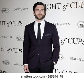 Wes Bentley At The Los Angeles Premiere Of 'Knight Of Cups' Held At The Ace Hotel Theatre In Los Angeles, USA On March 1, 2016.