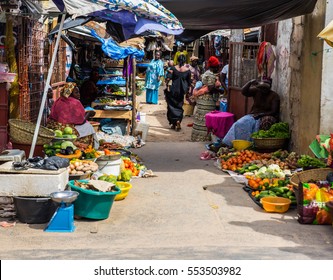 West Africa Senegal Cap Skirring December 2016 - 
food market