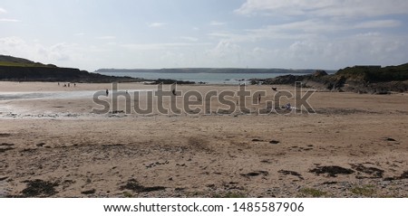 West Angle bay in Pembrokeshire, Wales during a summer day