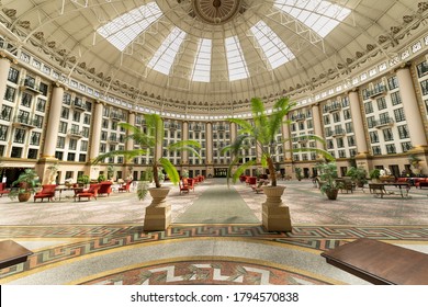 West Baden Springs, Indiana, USA, August 5, 2020,  West Baden Springs Hotel  Atrium 