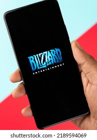 West Bangal, India - April 20, 2022 : Blizzard Entertainment On Phone Screen Stock Image.