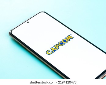 West Bangal, India - April 20, 2022 : Capcom On Phone Screen Stock Image.