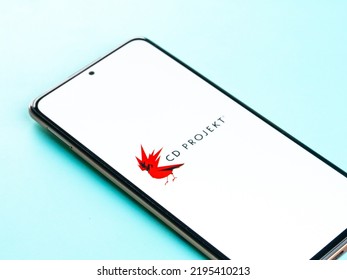 West Bangal, India - April 20, 2022 : CD Projekt RED On Phone Screen Stock Image.