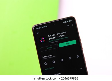 West Bangal, India - August 21, 2021 : Cameo Logo On Phone Screen Stock Image.