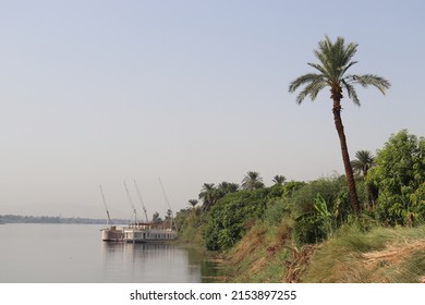 The West Bank Of Nile At Luxor City