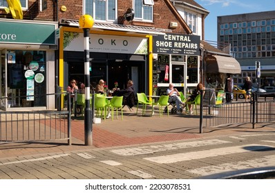 West Bridgford, Nottinghamshire, UK 09 17 2022 British High Street Scene