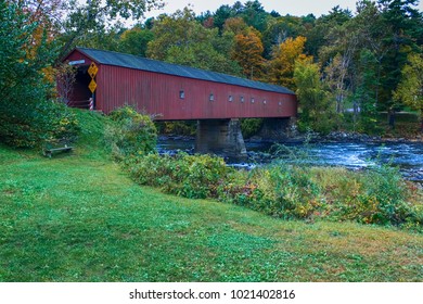 West Cornwall Covered Bridge In Connecticut