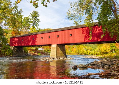 West Cornwall covered bridge over the Housatonic River