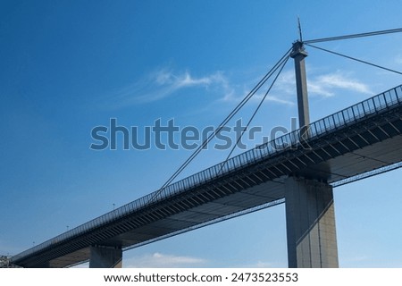 West Gate Bridge view from the bottom