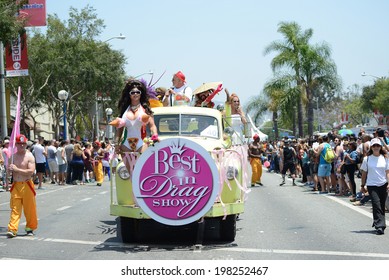 WEST HOLLYWOOD, CA - JUNE 8, 2014  Annual Gay Pride Parade With Over 450,000 Spectators On The Streets Since 1970