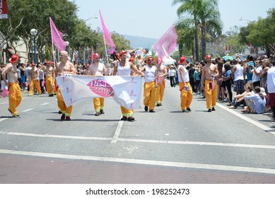 WEST HOLLYWOOD, CA - JUNE 8, 2014  Annual Gay Pride Parade With Over 450,000 Spectators On The Streets Since 1970