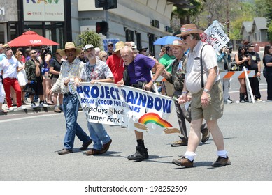 WEST HOLLYWOOD, CA - JUNE 8, 2014  Annual Gay Pride Parade With Over 450,000 Spectators On The Streets Since 1970