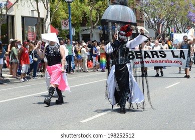 WEST HOLLYWOOD, CA - JUNE 8, 2014  Annual Gay Pride Parade With Over 450,000 Spectators On The Streets Since 1970