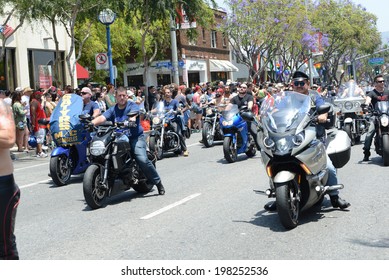 WEST HOLLYWOOD, CA - JUNE 8, 2014  Annual Gay Pride Parade With Over 450,000 Spectators On The Streets Since 1970