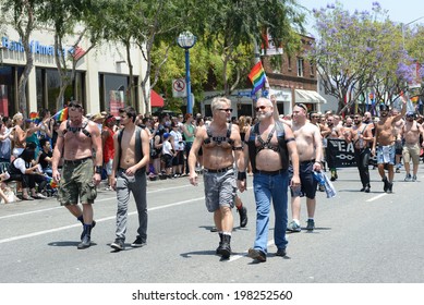 WEST HOLLYWOOD, CA - JUNE 8, 2014  Annual Gay Pride Parade With Over 450,000 Spectators On The Streets Since 1970