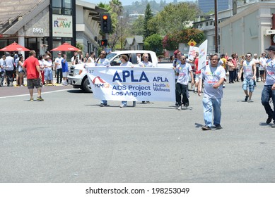 WEST HOLLYWOOD, CA - JUNE 8, 2014  Annual Gay Pride Parade With Over 450,000 Spectators On The Streets Since 1970