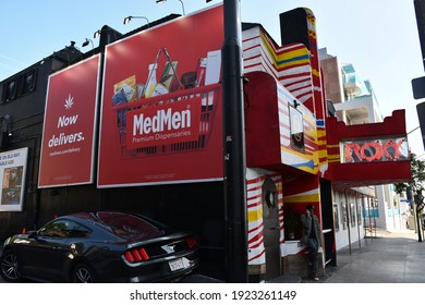 West Hollywood, CA, USA - October 9, 2019: The Roxy Theatre On Sunset Strip.