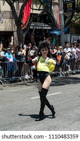 West Hollywood , California, USA, June 10, 2018: Los Angeles LGBT Pride Parade In Hollywood