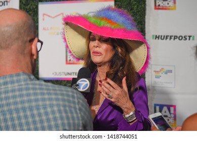 West Hollywood, CA/USA - June 7, 2019: Lisa Vanderpump Attends The LA Pride 2019 Opening Ceremony.