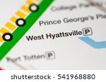 West Hyattsville Station. Washington DC Metro map.